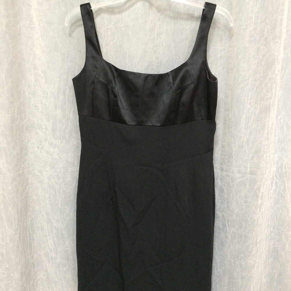 Cocktail Formal Little Black Dress with High-waist